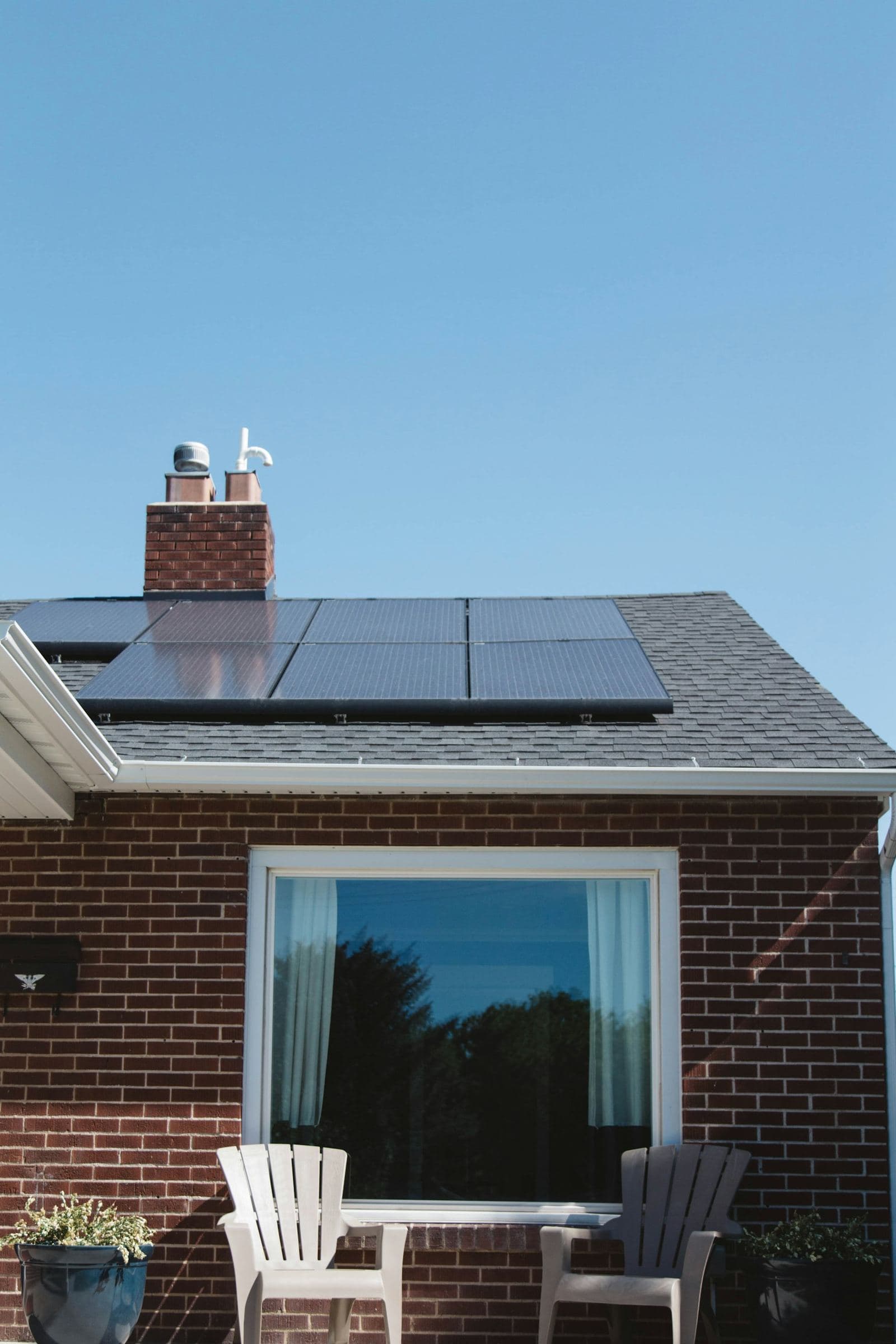 Photovoltaikanlage auf einem Wohnhaus